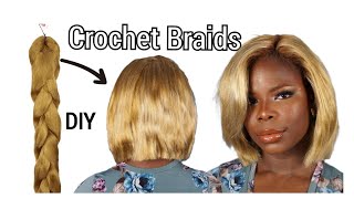 DIY ➡ Bob Crochet Braids Style | Braiding Hair Color 27 And 60