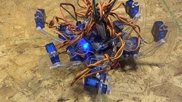 robot hexapodo controlado por celular