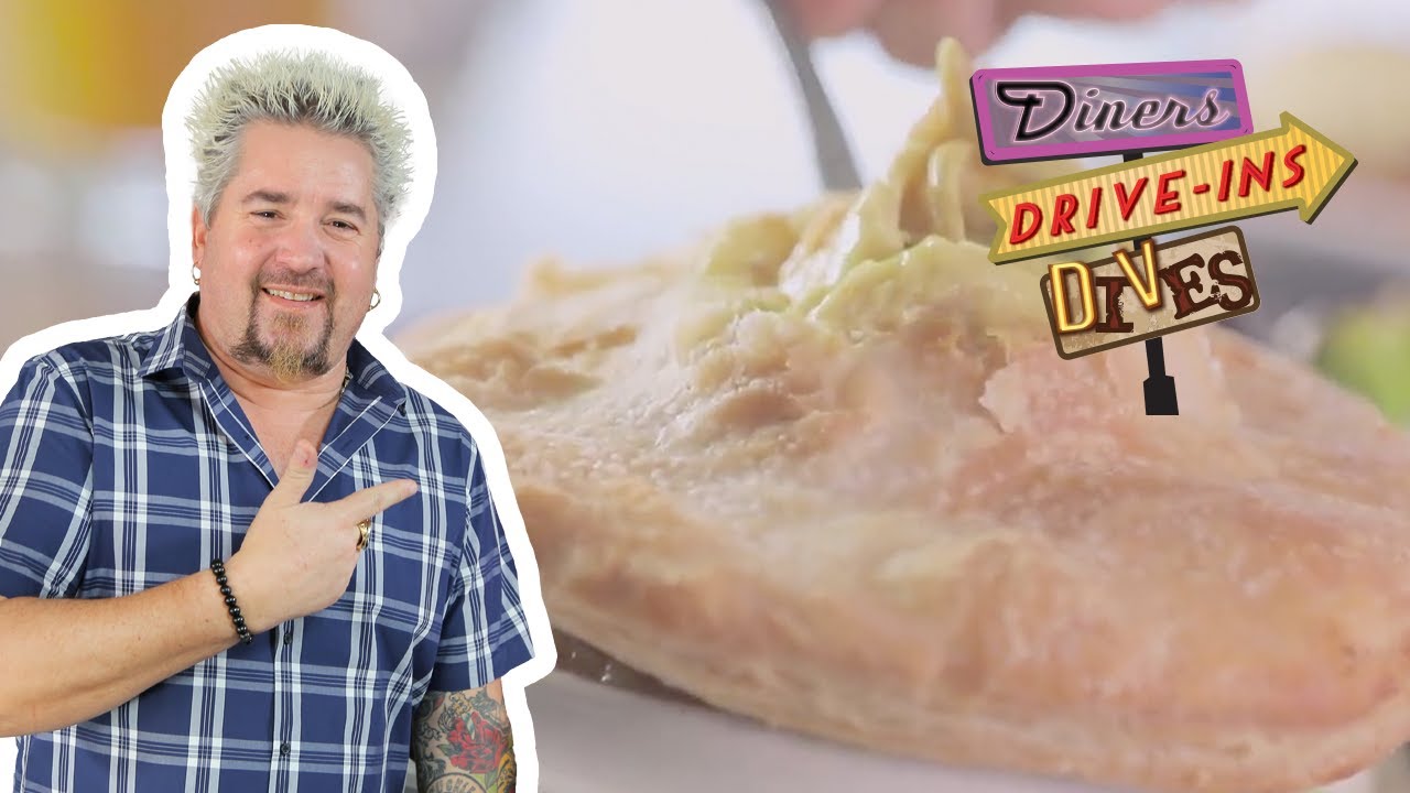 Guy Fieri Eats Chicken Pot Pie Diners, DriveIns and Dives Food