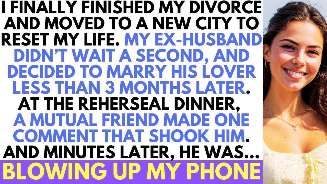 He Married His Girlfriend 3 Months After Our Divorce—One Comment Left Him Stunned