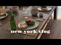 [NY vlog]🗽뉴욕 직장인 브이로그 | 집에서 쉑쉑버거 만들고 | 출퇴근하면서 열심히 챙겨먹는 vlog | 소소한 홈파티