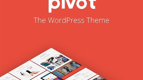TommuRhodus - Pivot WordPress Theme Post Types