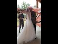 Hilarious flower arch fail during wedding