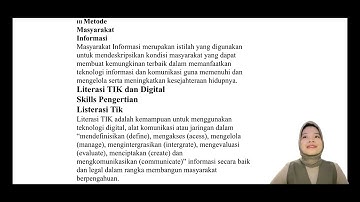video presentasi UTS ICT Literacy