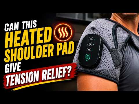 Heating Vibration Massage Shoulder Pad by WoloyHeatie Review | Cordless Heat And Comfort
