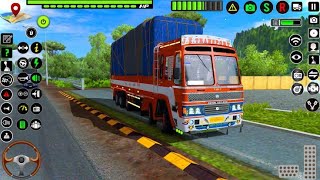 Indian mountain truck driver- simulator game heavy truck driver game play #hard gamer🚒