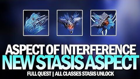 Aspect of Interference Full Quest Guide - How To Unlock New Aspect / All Classes [Destiny 2]