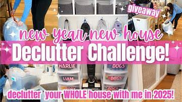New Year New House Clean Declutter Organize! Extreme Whole House Declutter!