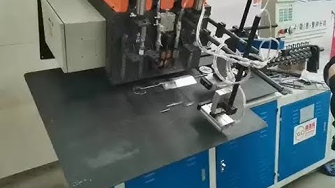 High Quality Servo Motor 2D CNC Wire Bending and Butt Welding Machine