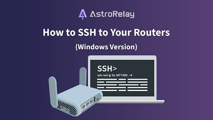 How to SSH to Your Routers (Windows Version)