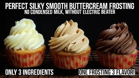 How to Make Perfect Buttercream Frosting for Cakes Without Electric Beater