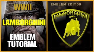 Call of Duty WW2 Lamborghini Emblem Tutorial