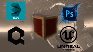 Quixel Suite 2 Basics - Part ONE - 3Ds Max - Photoshop - Quixel - UE4 (Crate)