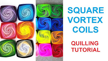 How to make square vortex coils