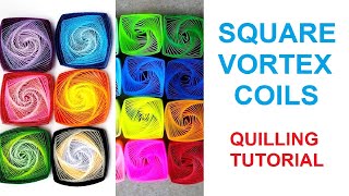 How to make square vortex coils