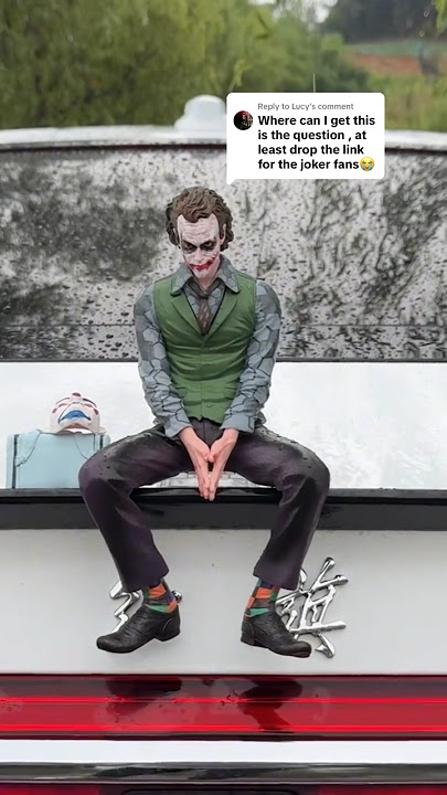 Joker toy car accessory😎🤓 #joker #jokertoy #usa #caraccessories #giftidea