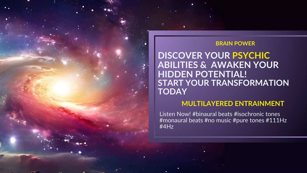 YouTube에서 Awaken Your Psychic Potential Today! 3-Hour Multilayered Brainwave Experience #thetawaves #4hz 보기 YouTube에서 Awaken Your Psychic Potential Today! 3-Hour Multilayered Brainwave Experience #thetawaves #4hz 보기