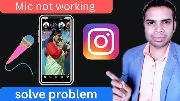 Not working instagram microphone | voiceover / audio recording | fix issue