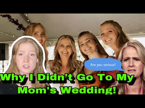 Christine's Daughter Gwen Reveals Why She Didn't Go To Her Mom's Wedding!