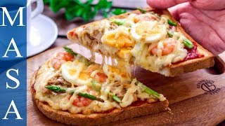 Seafood Pizza Toast | MASA's Cuisine ABC