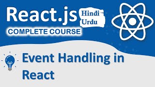 Event Handling in React | React Complete Course for Beginner