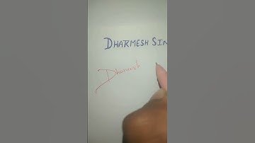 DHARMESH SIGNATURE❣️(LIKE, SUBSCRIBE)🙏