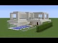 Minecraft - How to build a modern vacation house
