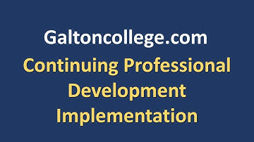 Continuing Professional Development Implementation