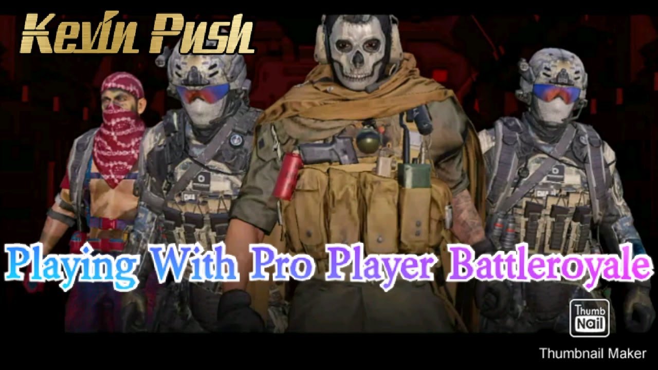 Playing Codm Battleroyale With Pro player - Kevin Push - YouTube