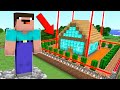 NOOB SNEAKING Into The PRO SECURE HOUSE In Minecraft Like Maizen Mikey And JJ ( Cash and Nico )