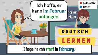 Deutsch lernen | Anmeldung im Kindergarten | Deutsche Dialoge | German B1 | A2 - B1 | Deutsch A2