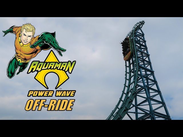 Aquaman Power Wave Off-Ride Footage, Six Flags Over Texas Mack