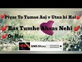 Pyar  Toh Tumse Aaj Bhi  Utna Hi Hai |Bas  Tumhe Ahsas Nahi | | AMS Diary |😭😭😭sadness status hindi