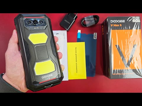 Doogee V Max S - как швейцарский нож, есть кемпинговый фонарь, ночное видение и батарея 22000 мАч