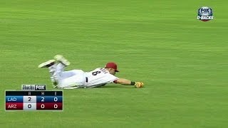 LAD@ARI: Parra's diving catch robs Ethier of a hit