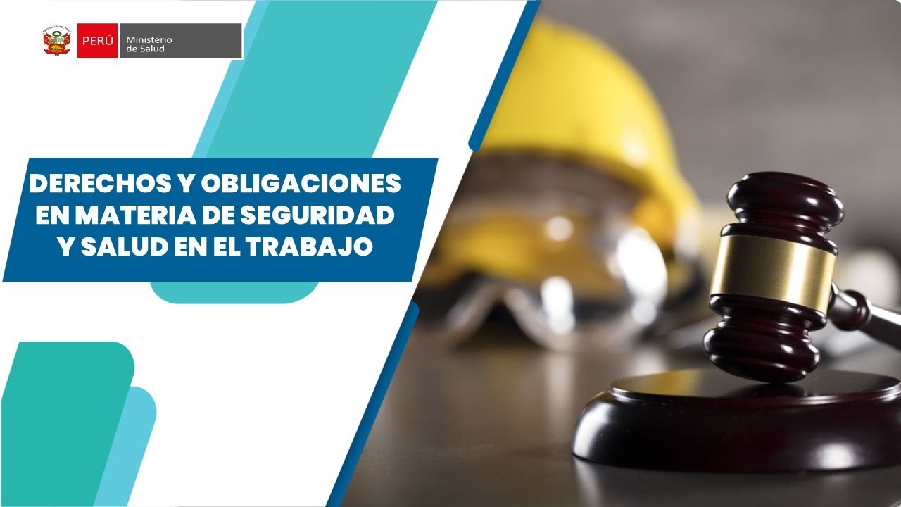 DERECHOS Y OBLIGACIONES EN MATERIA DE SEGURIDAD Y SALUD EN EL TRABAJO ...