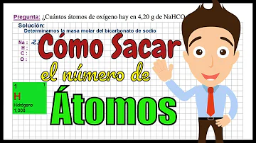 Como se calcula o número de átomos?