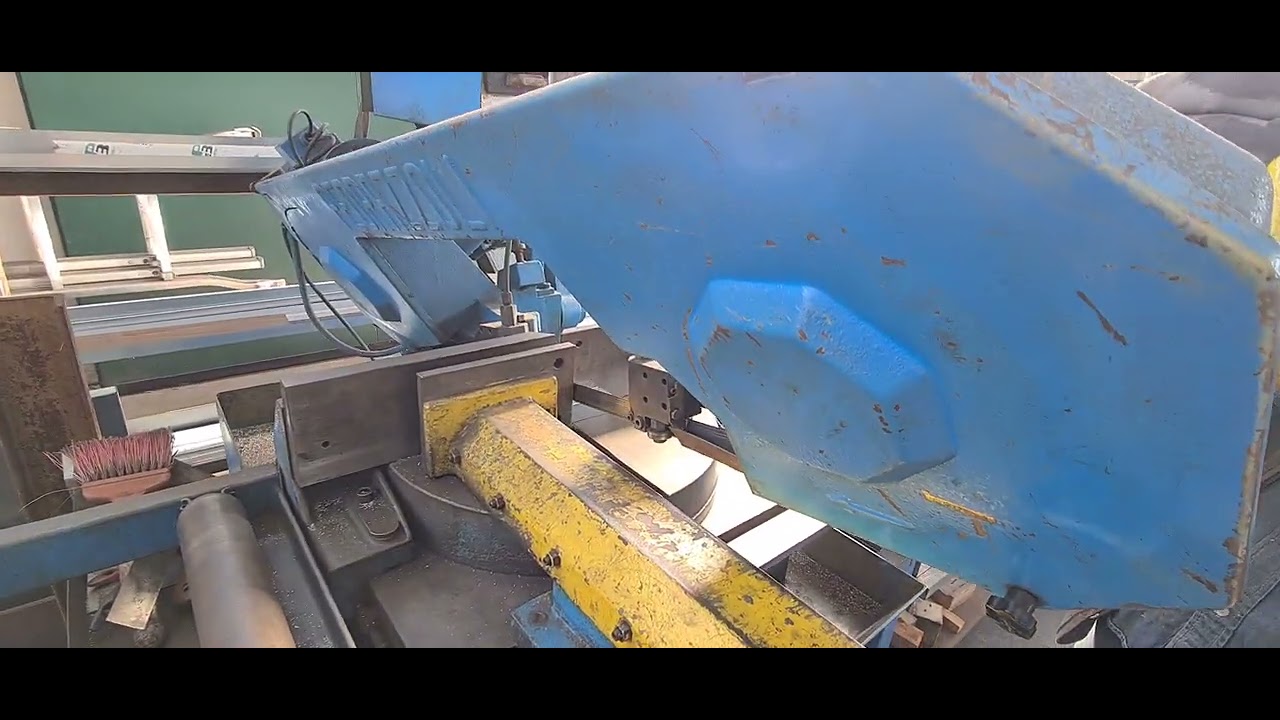Horizontal metal band saw PEDRAZZOLI Brown 270 YouTube