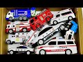 救急車ミニカーが走る！坂道緊急走行テスト！サイレン鳴る｜Ambulance miniature car runs! Emergency driving test! Siren sounds
