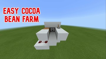 How To Make A (Easy) Cocoa Bean Farm (Minercaft Bedrock Edition) 1.17
