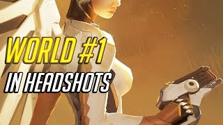 The Mercy with most headshots in the world - an Overwatch montage