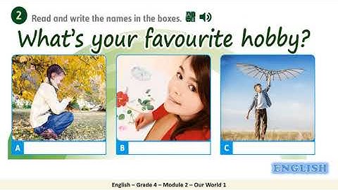 Grade 4 English Module 2 Our World 1