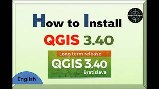 How to install QGIS Software 3.40 stable version | English Tutorial