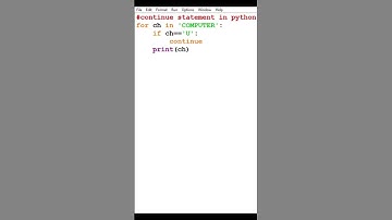continue statement in python #coding #learnpython #computerscience #python  #coder #codergirl #code