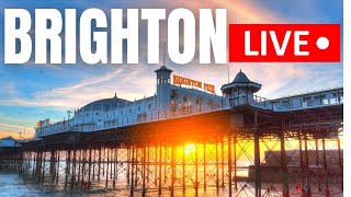 🔴 BRIGHTON LIVE - Seafront TOUR at Sunset