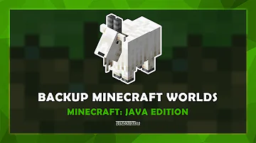 Kde jsou světy Minecraftu zálohovány?