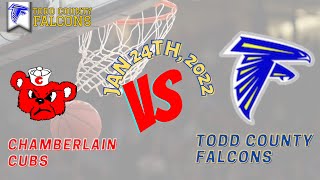 Information GBB TCHS Lady Falcons vs Chamberlain Cubs JV/Varsity Game  Jan 24th, 2022 @ 5:00pm Update