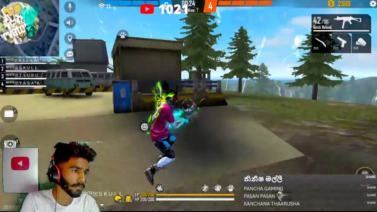 FREE FIRE LIVE BILLA - YouTube