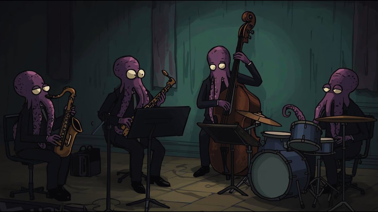 8 Tentacles of Jazz 🎹 Relaxing Work & Study Music (Bebop to Lofi)