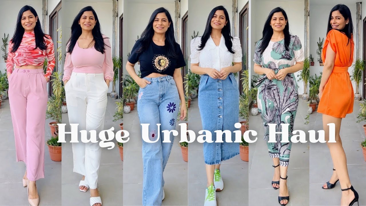 URBANIC HAUL - High Waist Trousers, Jeans, Skirt, Tops, vacation ...